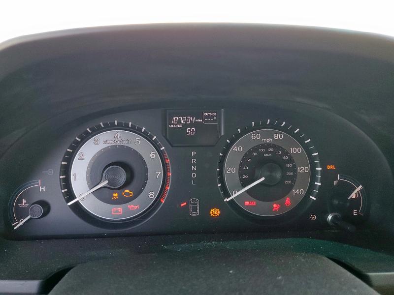 5FNRL5H68CB066659 - 2012 HONDA ODYSSEY EXL SILVER photo 9