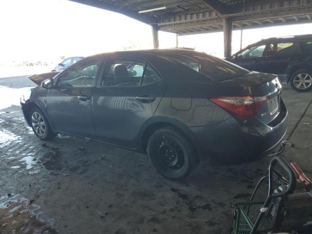 5YFBURHE6GP552278 - 2016 TOYOTA COROLLA L GRAY photo 2
