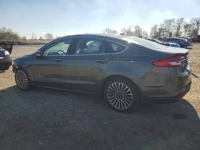 3FA6P0LU2JR174924 - 2018 FORD FUSION SE HYBRID ნაცრისფერი ფოტო 2