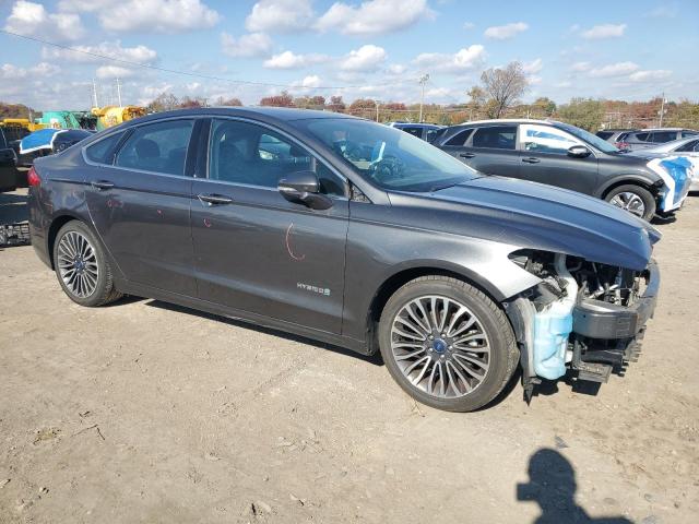 3FA6P0LU2JR174924 - 2018 FORD FUSION SE HYBRID ნაცრისფერი ფოტო 4