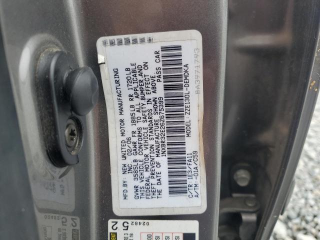 1NXBR32E26Z675399 - 2006 TOYOTA COROLLA CE Сұр фото 13