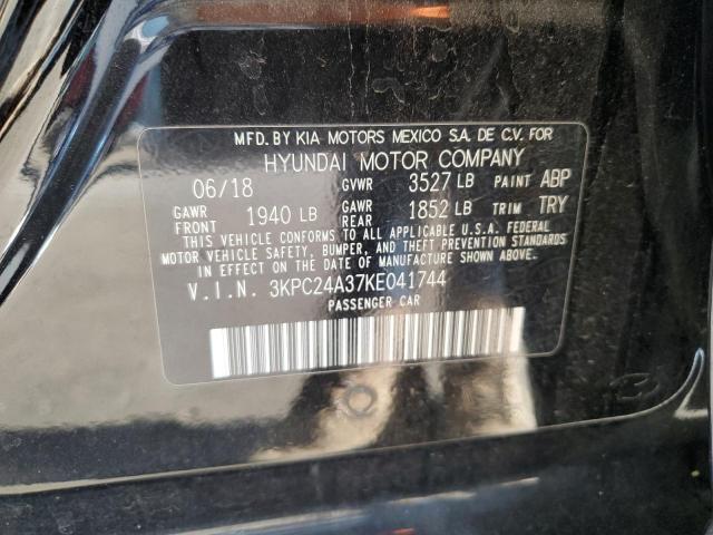 3KPC24A37KE041744 - 2019 HYUNDAI ACCENT SE Siyah fotoğraf 12