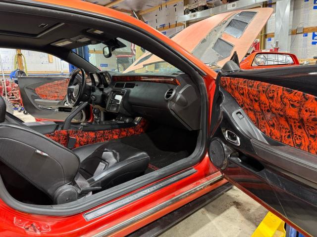 2G1FT1EW0A9147486 - 2010 CHEVROLET CAMARO SS ORANGE photo 9