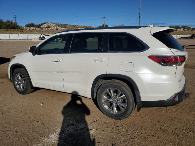 5TDJKRFH7FS114874 - 2015 TOYOTA HIGHLANDER XLE WHITE photo 2
