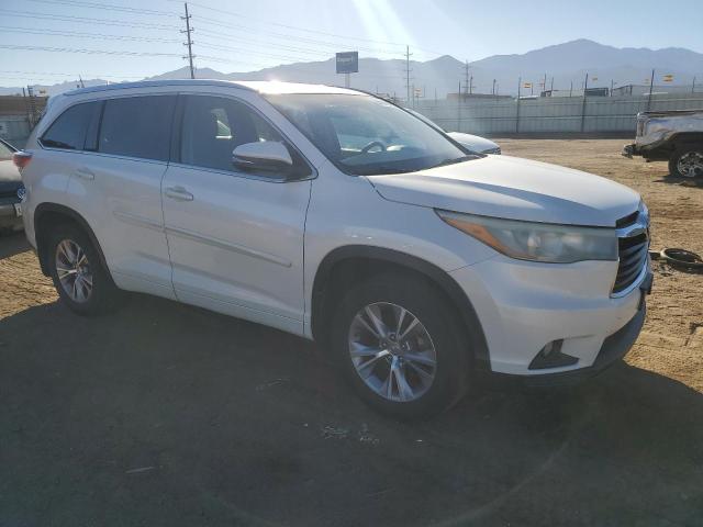 5TDJKRFH7FS114874 - 2015 TOYOTA HIGHLANDER XLE WHITE photo 4
