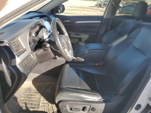 5TDJKRFH7FS114874 - 2015 TOYOTA HIGHLANDER XLE WHITE photo 7