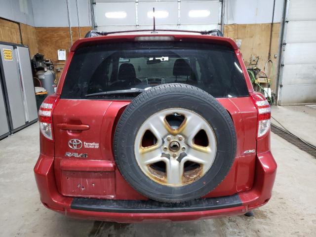 JTMBF4DVXBD041011 - 2011 TOYOTA RAV4 RED photo 6