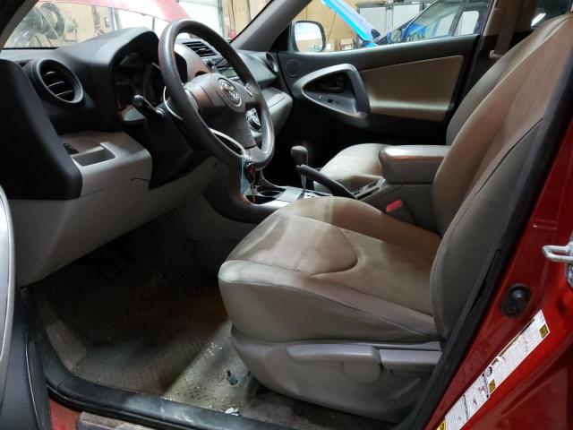JTMBF4DVXBD041011 - 2011 TOYOTA RAV4 RED photo 7
