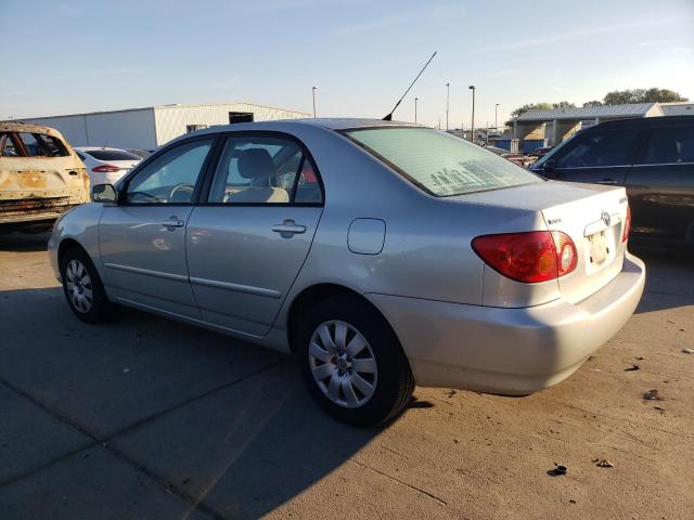 1NXBR32E33Z125155 - 2003 TOYOTA COROLLA CE SILVER photo 2