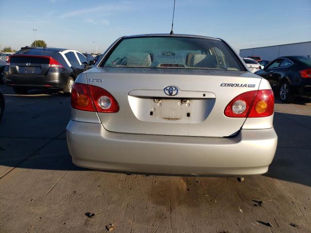 1NXBR32E33Z125155 - 2003 TOYOTA COROLLA CE SILVER photo 6