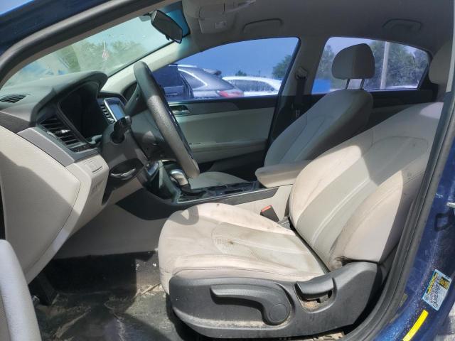 5NPE24AF5JH601886 - 2018 HYUNDAI SONATA SE BLUE photo 7