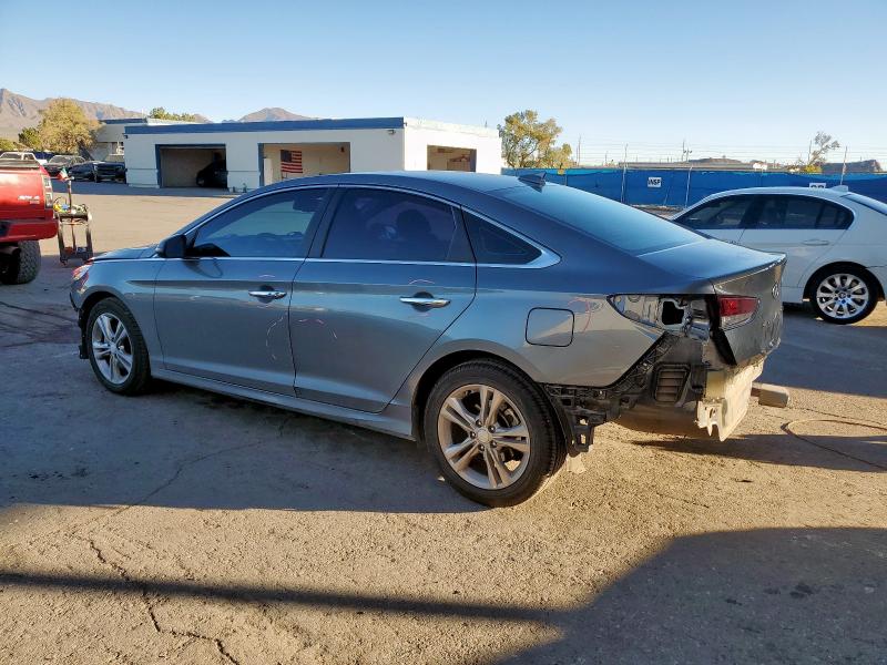 5NPE34AF8JH726457 - 2018 HYUNDAI SONATA SPORT GRAY photo 2