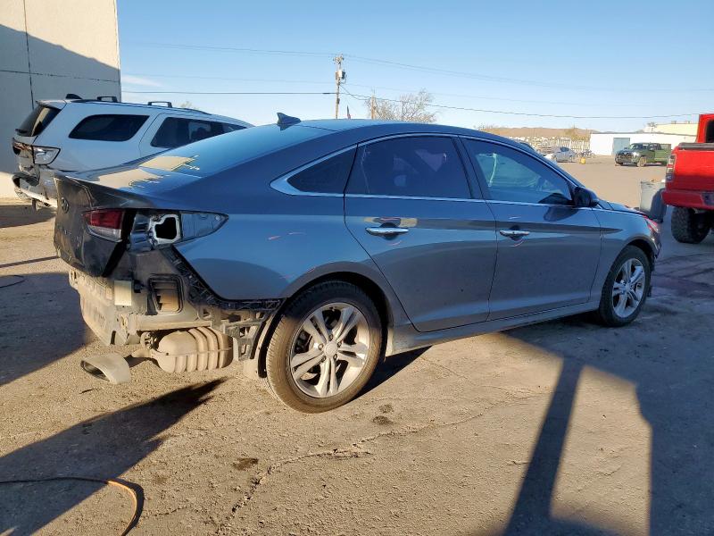 5NPE34AF8JH726457 - 2018 HYUNDAI SONATA SPORT GRAY photo 3