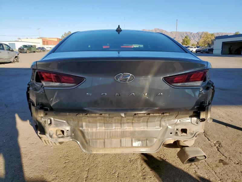 5NPE34AF8JH726457 - 2018 HYUNDAI SONATA SPORT GRAY photo 6