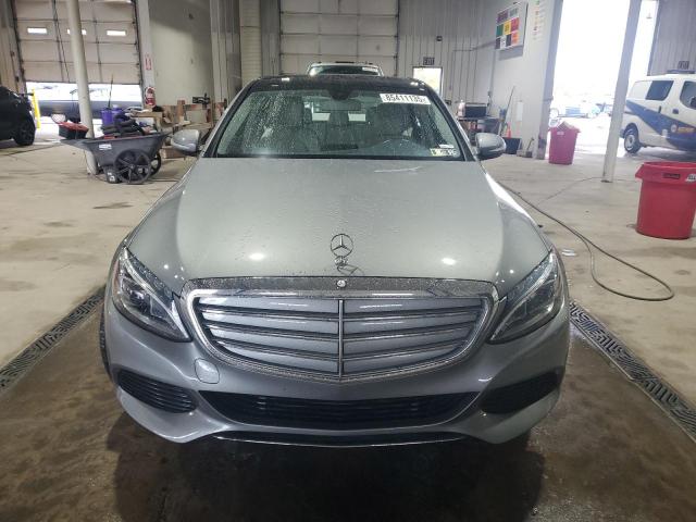55SWF4KB4FU083035 - 2015 MERCEDES-BENZ C 300 4MATIC SILVER photo 5