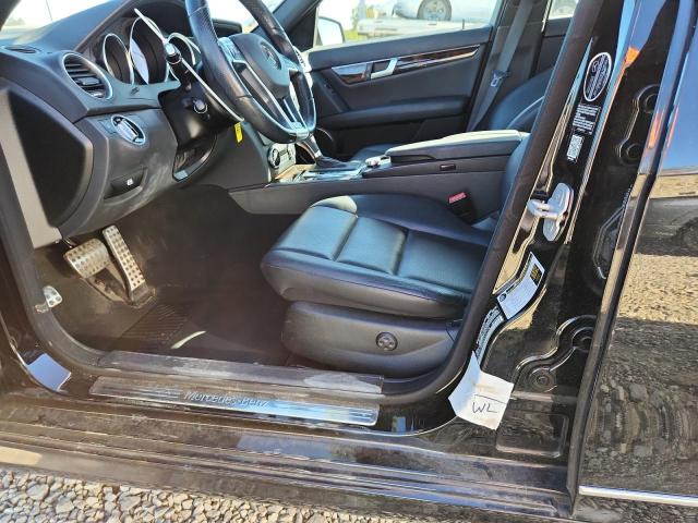 WDDGF8AB3EA955720 - 2014 MERCEDES-BENZ C 300 4MATIC BLACK photo 12