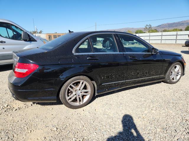 WDDGF8AB3EA955720 - 2014 MERCEDES-BENZ C 300 4MATIC BLACK photo 3