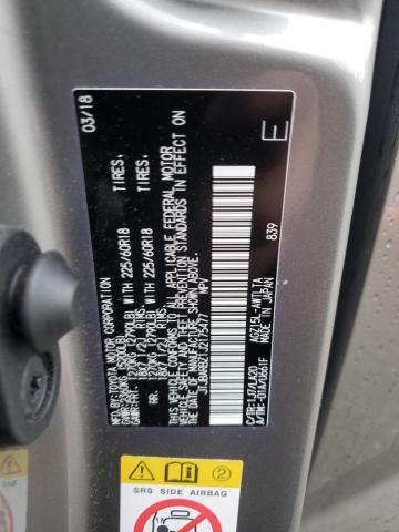 JTJBARBZ1J2175477 - 2018 LEXUS NX 300 BASE Серебристый фото 14