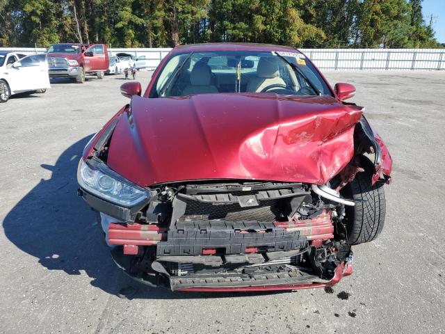 3FA6P0H94DR246554 - 2013 FORD FUSION SE BURGUNDY photo 5