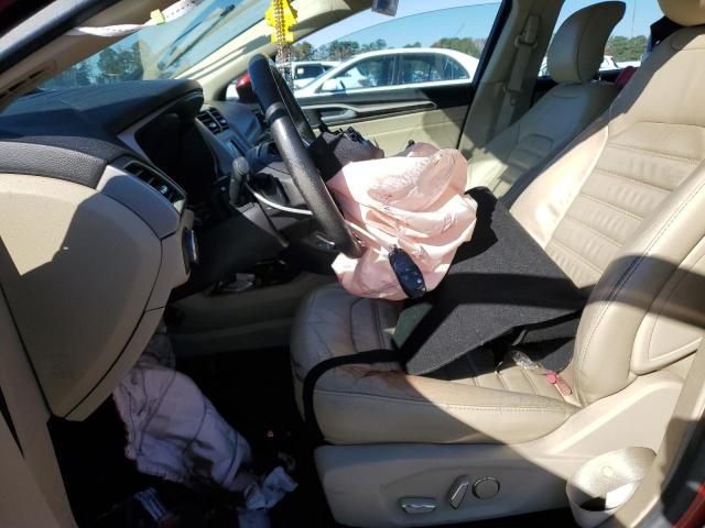 3FA6P0H94DR246554 - 2013 FORD FUSION SE BURGUNDY photo 7