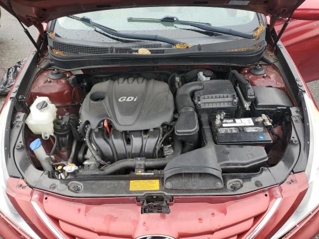 5NPEB4AC0DH684718 - 2013 HYUNDAI SONATA GLS 红色 照片 11