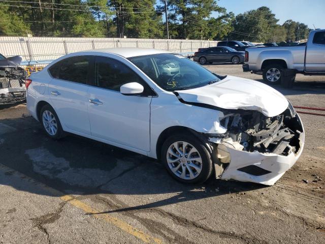 3N1AB7APXKY395349 - 2019 NISSAN SENTRA S WHITE photo 4