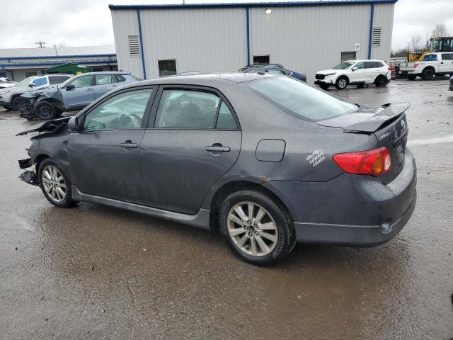1NXBU4EE1AZ323925 - 2010 TOYOTA COROLLA BASE Grafitowy zdjęcie 2