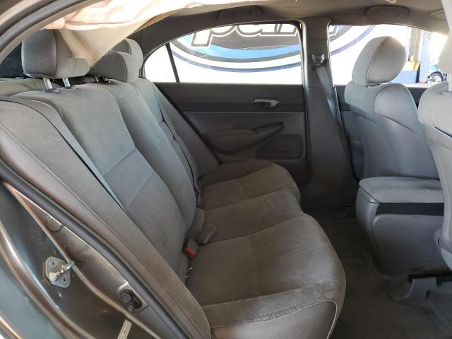2HGFA16538H302133 - 2008 HONDA CIVIC LX GRAY photo 10