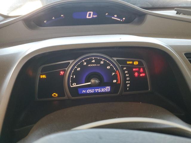 2HGFA16538H302133 - 2008 HONDA CIVIC LX GRAY photo 9