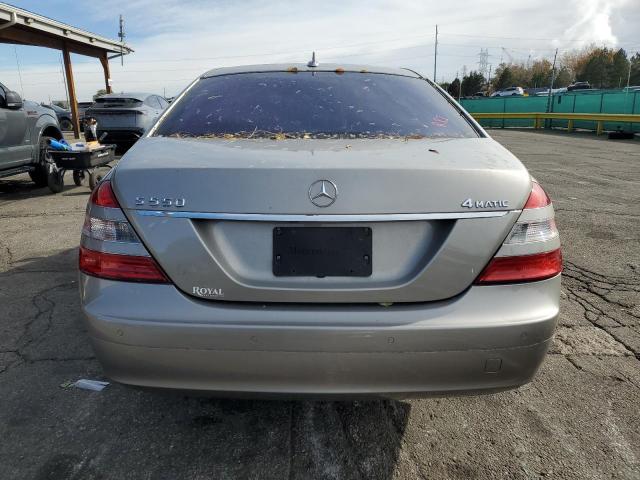 WDDNG86XX8A166588 - 2008 MERCEDES-BENZ S 550 4MATIC BROWN photo 6