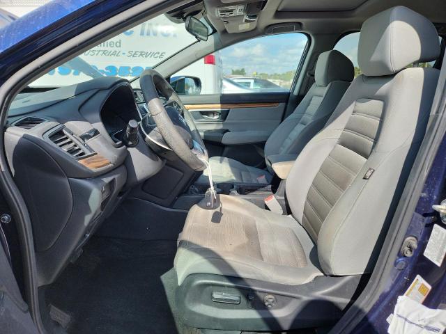 7FARW1H57KE019990 - 2019 HONDA CR-V EX 蓝色 照片 7
