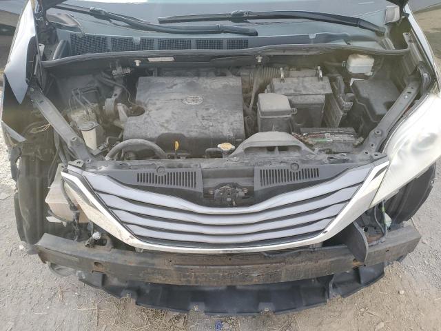 5TDYK3DC1BS117055 - 2011 TOYOTA SIENNA XLE BLACK photo 12