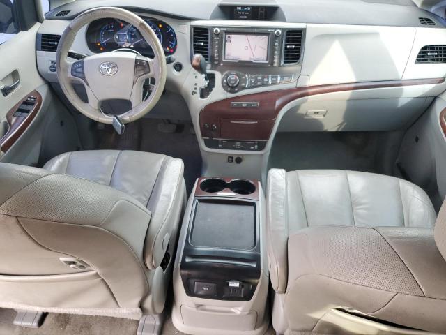 5TDYK3DC1BS117055 - 2011 TOYOTA SIENNA XLE BLACK photo 8