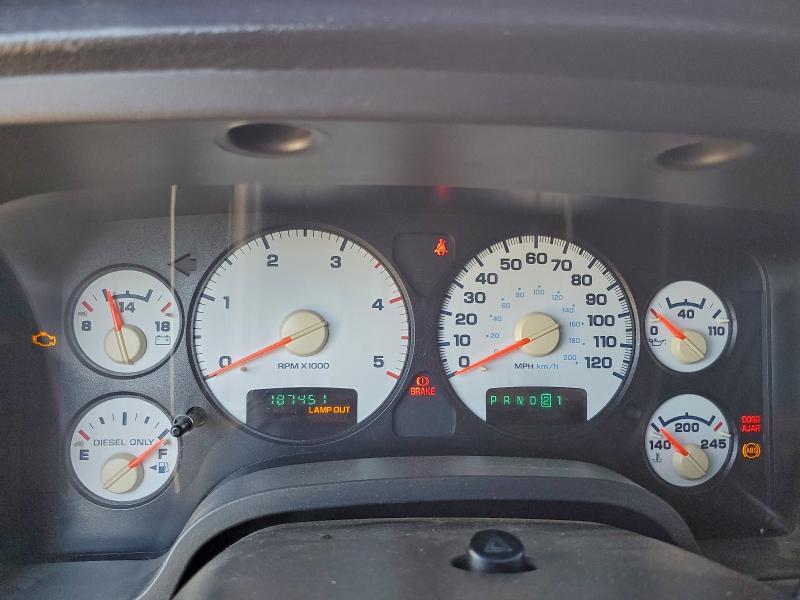 3D7KU28C14G217605 - 2004 DODGE RAM 2500 ST Білий фото 9