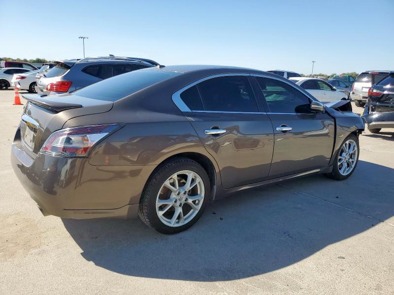 1N4AA5AP7EC484044 - 2014 NISSAN MAXIMA S BROWN photo 3
