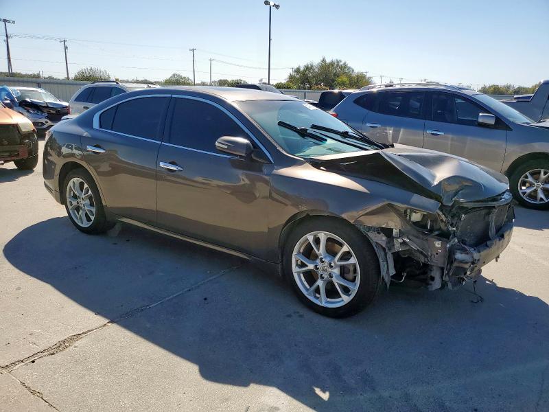 1N4AA5AP7EC484044 - 2014 NISSAN MAXIMA S BROWN photo 4