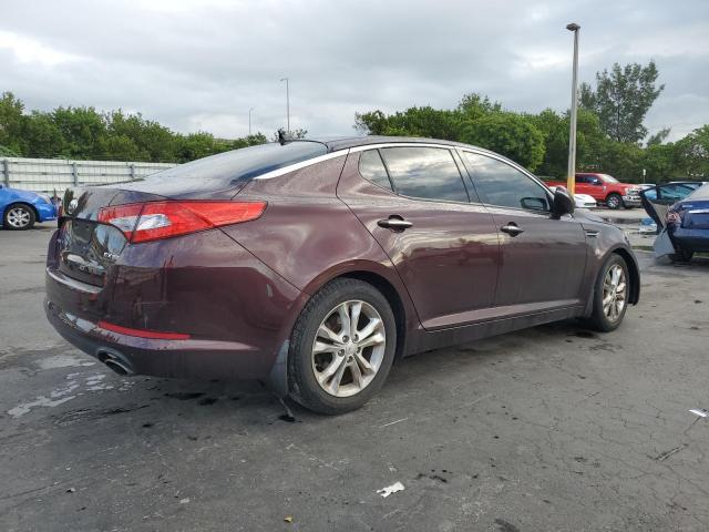 5XXGN4A73DG220398 - 2013 KIA OPTIMA EX BURGUNDY photo 3