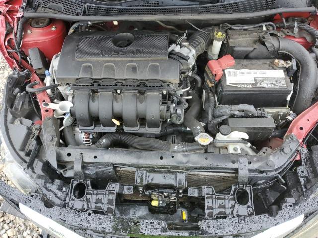 3N1AB7APXJL650688 - 2018 NISSAN SENTRA S წითელი ფოტო 11