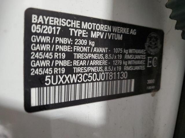 5UXXW3C50J0T81130 - 2018 BMW X4 XDRIVE28I WHITE photo 13