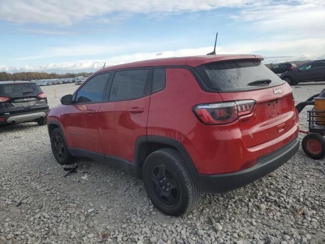 3C4NJCAB3JT343944 - 2018 JEEP COMPASS SPORT წითელი ფოტო 2