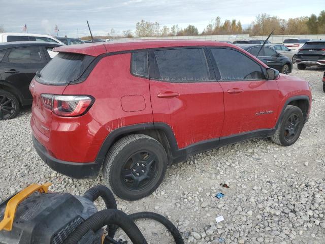 3C4NJCAB3JT343944 - 2018 JEEP COMPASS SPORT წითელი ფოტო 3