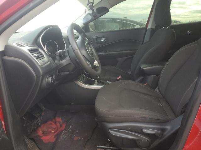 3C4NJCAB3JT343944 - 2018 JEEP COMPASS SPORT წითელი ფოტო 7