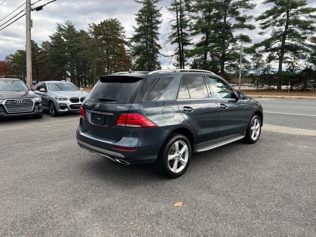 4JGDA5HB1GA706380 - 2016 MERCEDES-BENZ GLE 350 4MATIC GRAY photo 4