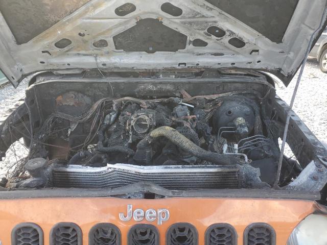 1J4AA2D17BL629072 - 2011 JEEP WRANGLER SPORT Naranja foto 12