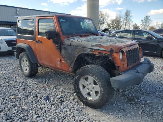 1J4AA2D17BL629072 - 2011 JEEP WRANGLER SPORT Naranja foto 4