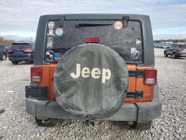 1J4AA2D17BL629072 - 2011 JEEP WRANGLER SPORT Naranja foto 6
