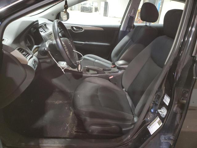 3N1AB7AP2EL608876 - 2014 NISSAN SENTRA S BLACK photo 7