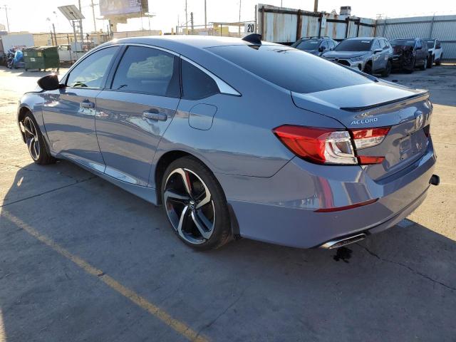 1HGCV1F35NA036422 - 2022 HONDA ACCORD SPORT ნაცრისფერი ფოტო 2