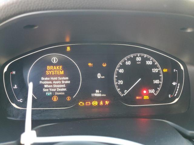 1HGCV1F35NA036422 - 2022 HONDA ACCORD SPORT ნაცრისფერი ფოტო 9