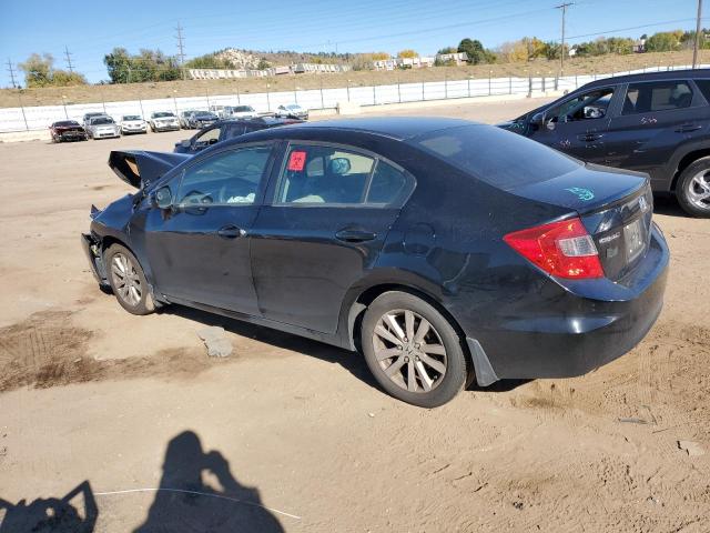 19XFB2F82CE063156 - 2012 HONDA CIVIC EX BLACK photo 2